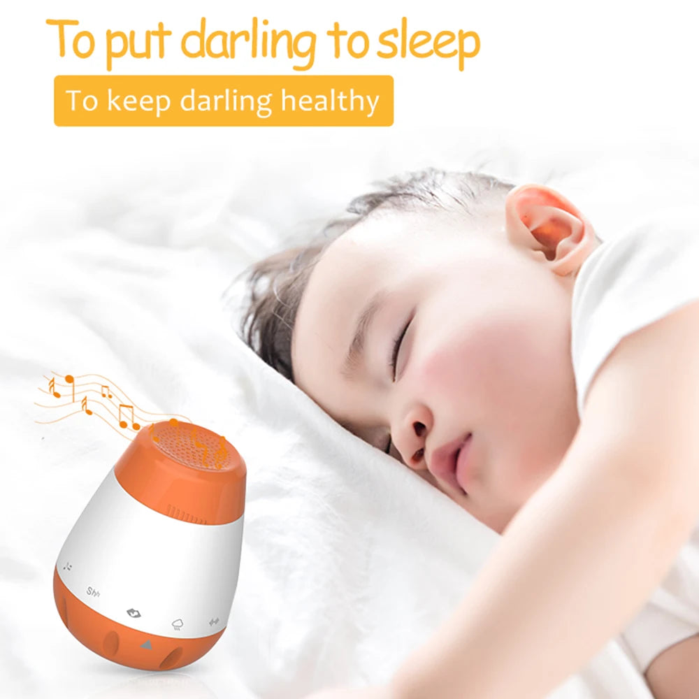 Smart Baby White Noise Machine – Sound Therapy & Voice Sensor for Infant Sleep Aid