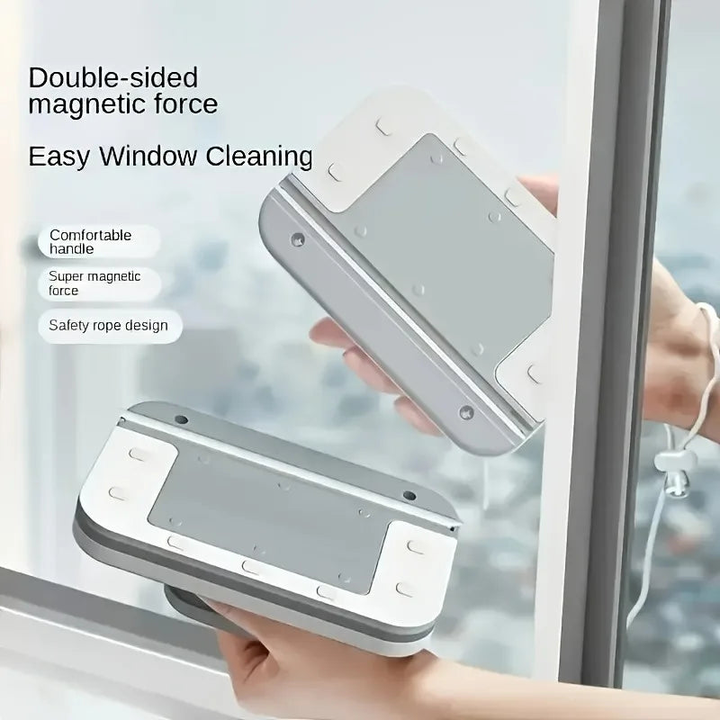 Magnetic Window Cleaner – Double-Sided Glass Wiper for High-Rise & Home Us