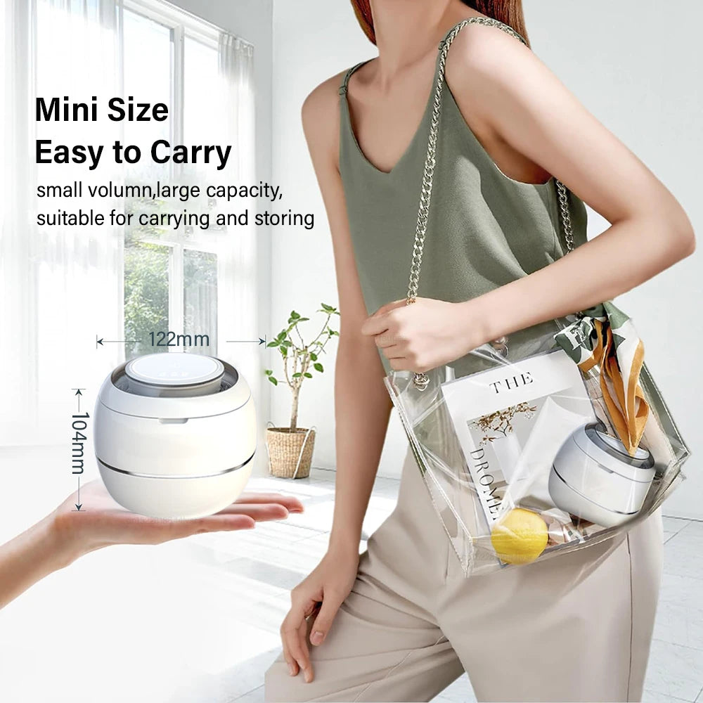Mini UV Ultrasonic Cleaner for Retainers, Dentures & Jewelry