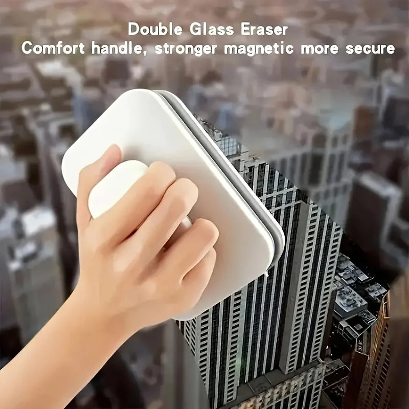 Magnetic Window Cleaner – Double-Sided Glass Wiper for High-Rise & Home Us