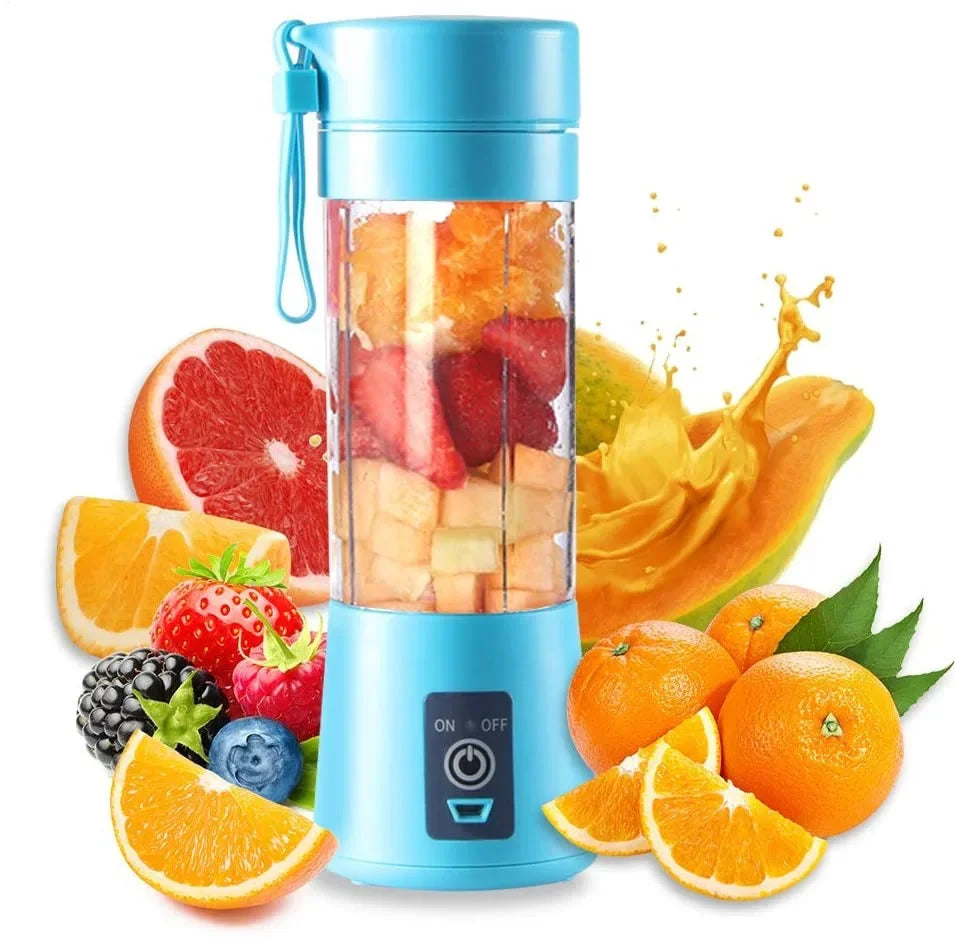 Portable Mini Electric Juicer – USB Rechargeable Smoothie & Juice Maker for Fruits and Citrus