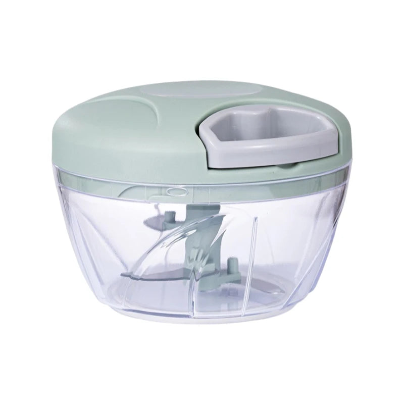 Manual Garlic Chopper & Vegetable Cutter – 200/500/900ML Hand-Pull Food Slicer & Crusher for Kitchen Use