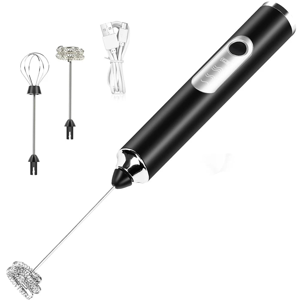 Electric Handheld Milk Frother – Drink Mixer & Egg Whisk for Coffee, Matcha, and Cappuccino          Ask ChatGPT