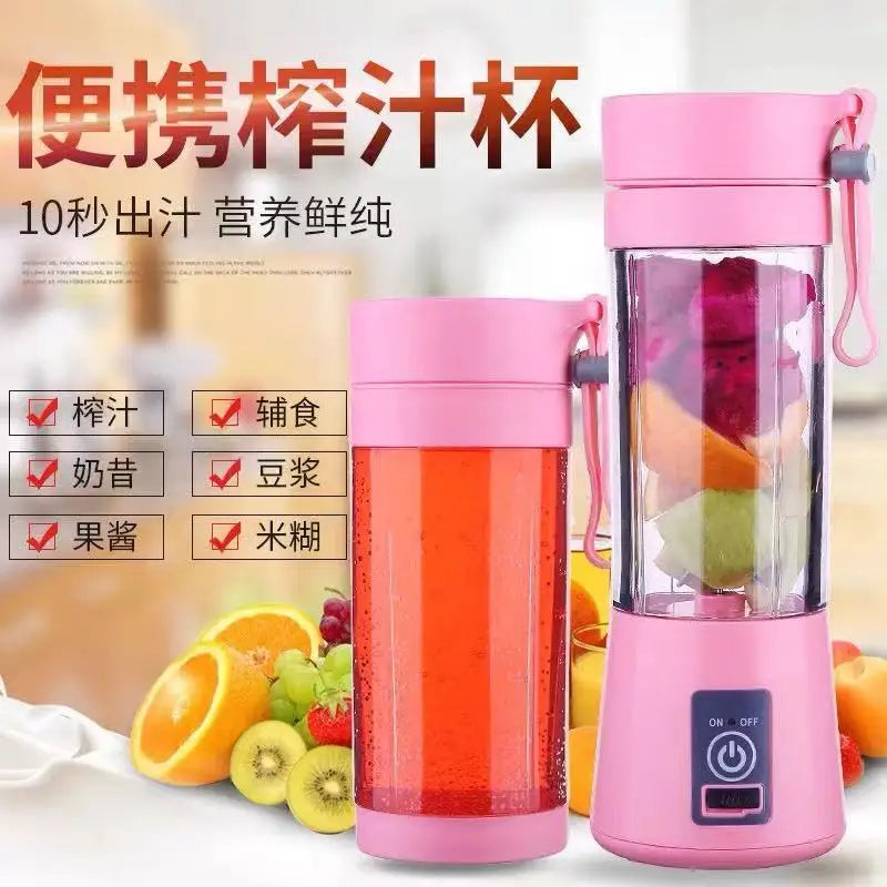 Portable Mini Electric Juicer – USB Rechargeable Smoothie & Juice Maker for Fruits and Citrus