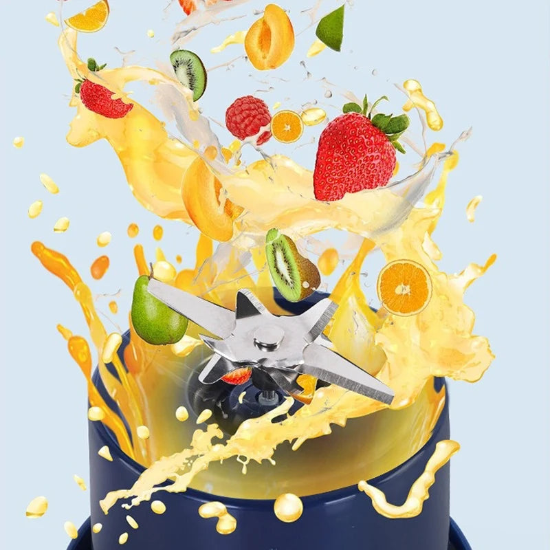 Portable USB Electric Juicer – Rechargeable Fruit Blender for Home & Outdoor Use
