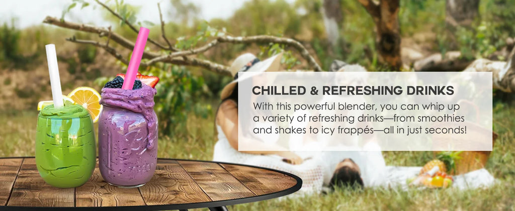 Portable Vacuum Blender – Rechargeable Fruit & Vegetable Mixer with Stainless Steel Blades