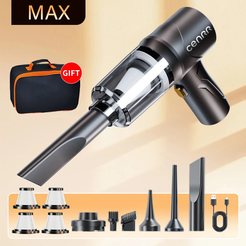 CENRR Mini Car Vacuum Cleaner Cordless Powerful Wireless Cleaner Cleaning for Car Machine HandHeld Portable Car Vacuum Cleaners