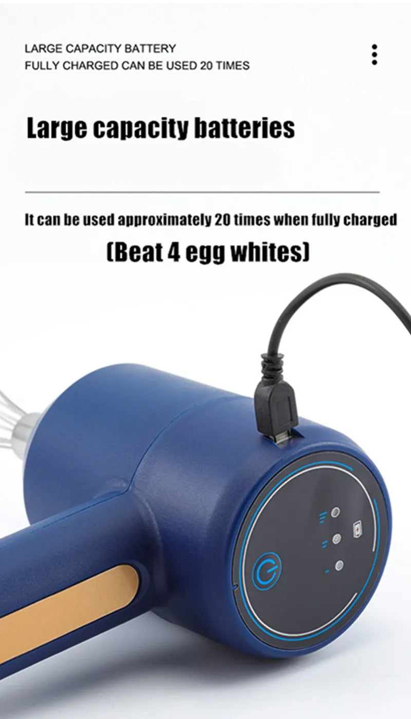 Portable Blender Mixer Kitchen Tools Milk Frother Egg Beater Cake Baking Kneading Mixer Hand Mixer Electric Food Processors Set