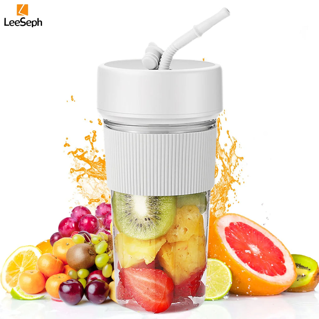 Portable Electric Blender Cup – Mini Juicer for Shakes & Smoothies, Ideal for Home, Gym & Office