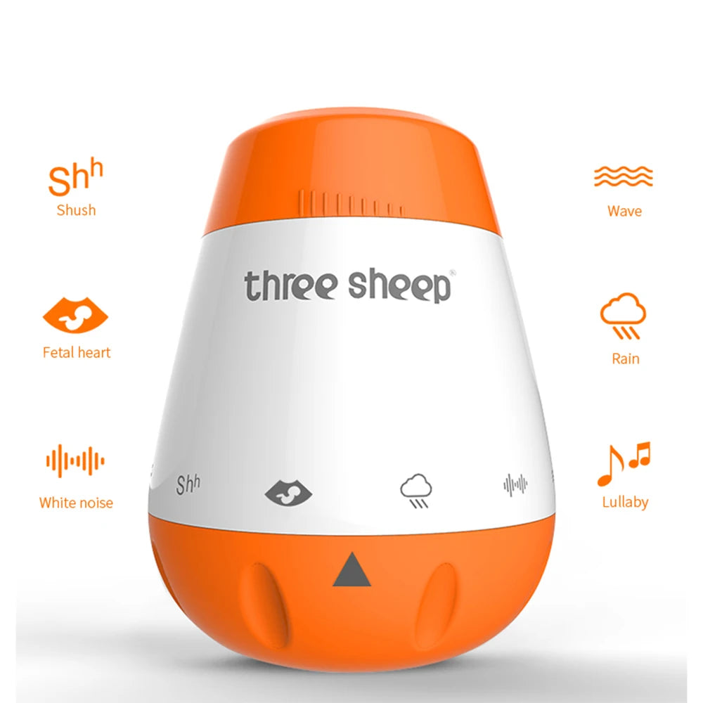 Smart Baby White Noise Machine – Sound Therapy & Voice Sensor for Infant Sleep Aid
