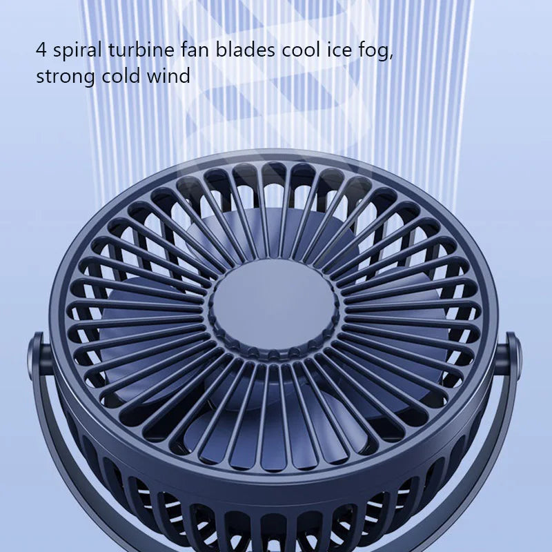 Portable Mini USB Clip Fan – Quiet Desktop Electric Air Cooler for Students & Dormitory Use