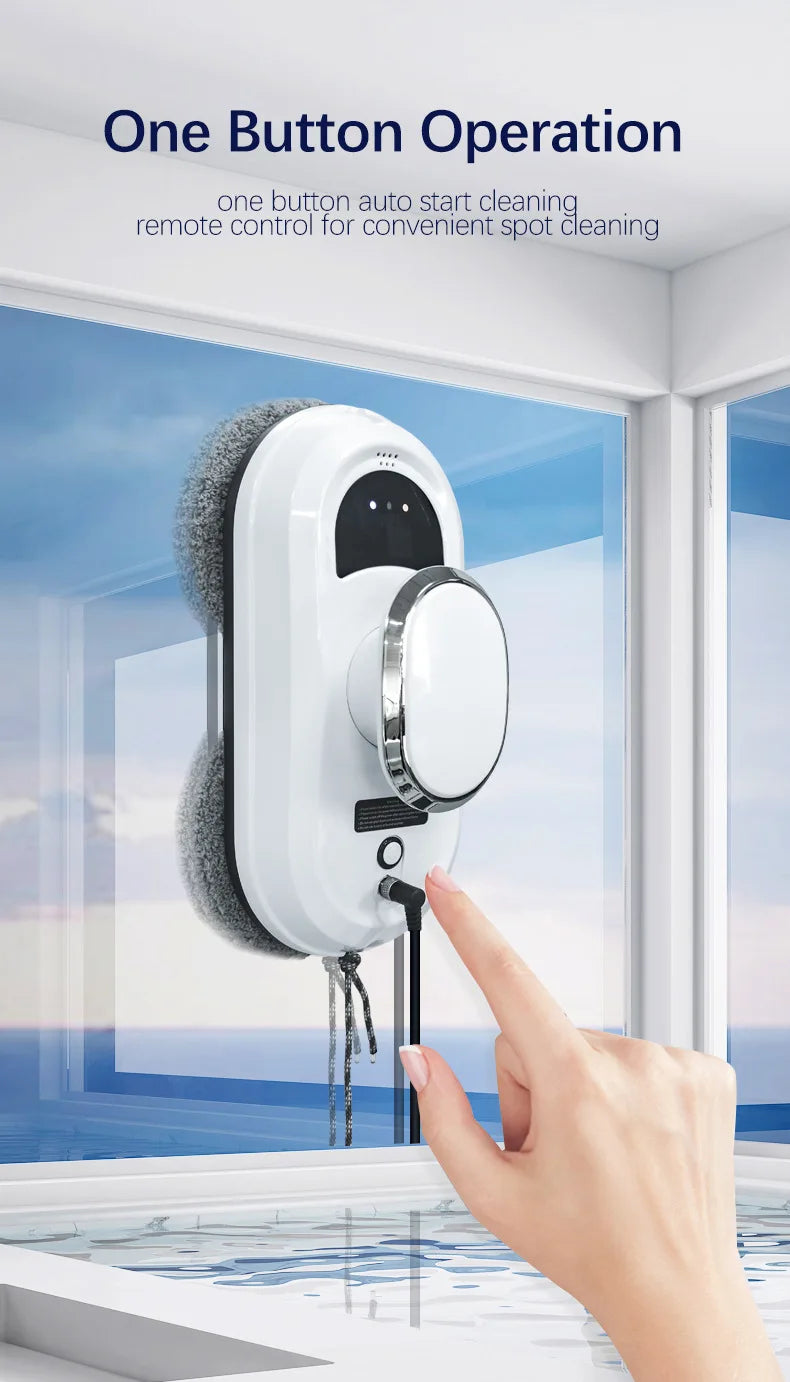 Smart Window Cleaning Robot – Remote-Controlled Glass Cleaner