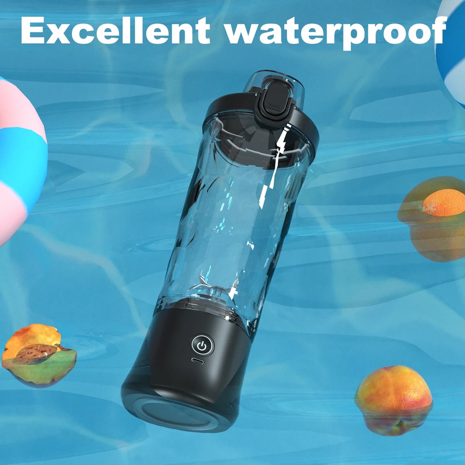 Portable USB Blender 600ML – 4000mAh Rechargeable Smoothie & Juice Maker