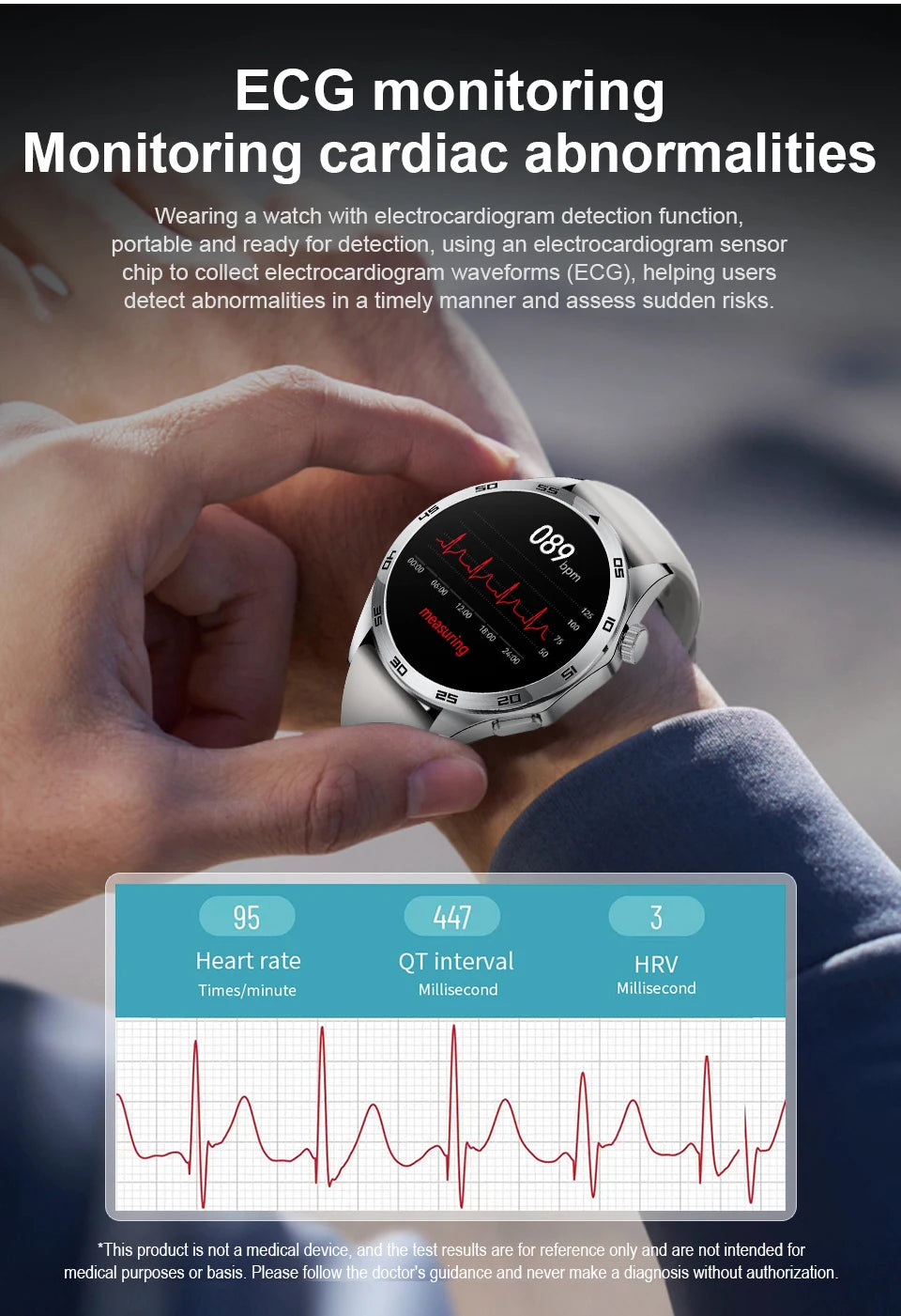 LIGE GT4 Pro Men's Smartwatch – ECG, Heart Rate, Bluetooth Call, Sports & Fitness Tracker for Android & iOS