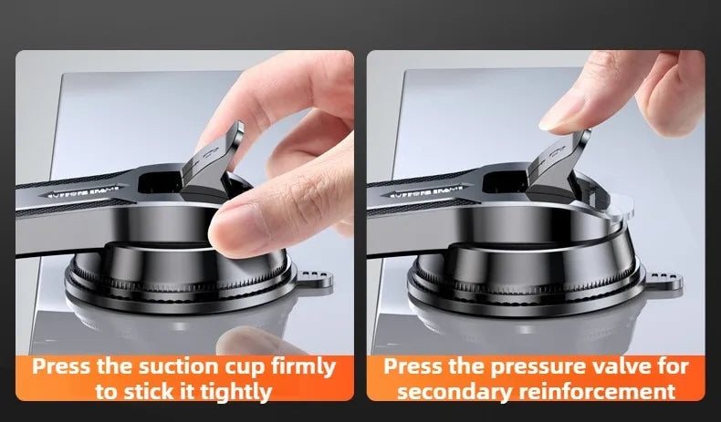 Adjustable Car Phone Holder – Universal Mount for Dashboard & Vent, Compatible with All Smartphones & Vehicle Models