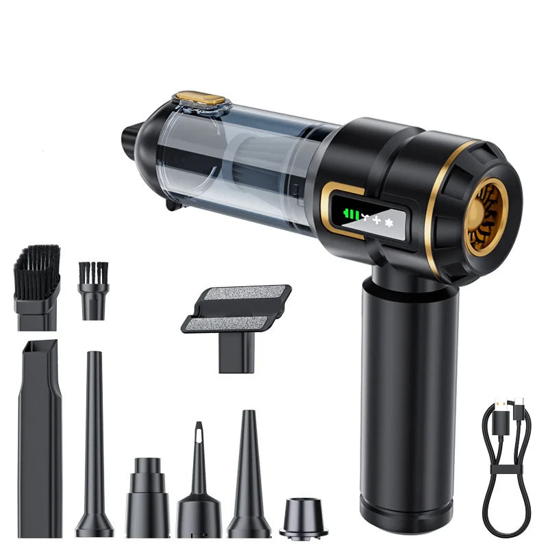 998000PA Cordless Car Vacuum Cleaner – Powerful Handheld Mini Vacuum & Blower with Strong Suction, Portable for Vehicle Cleaning