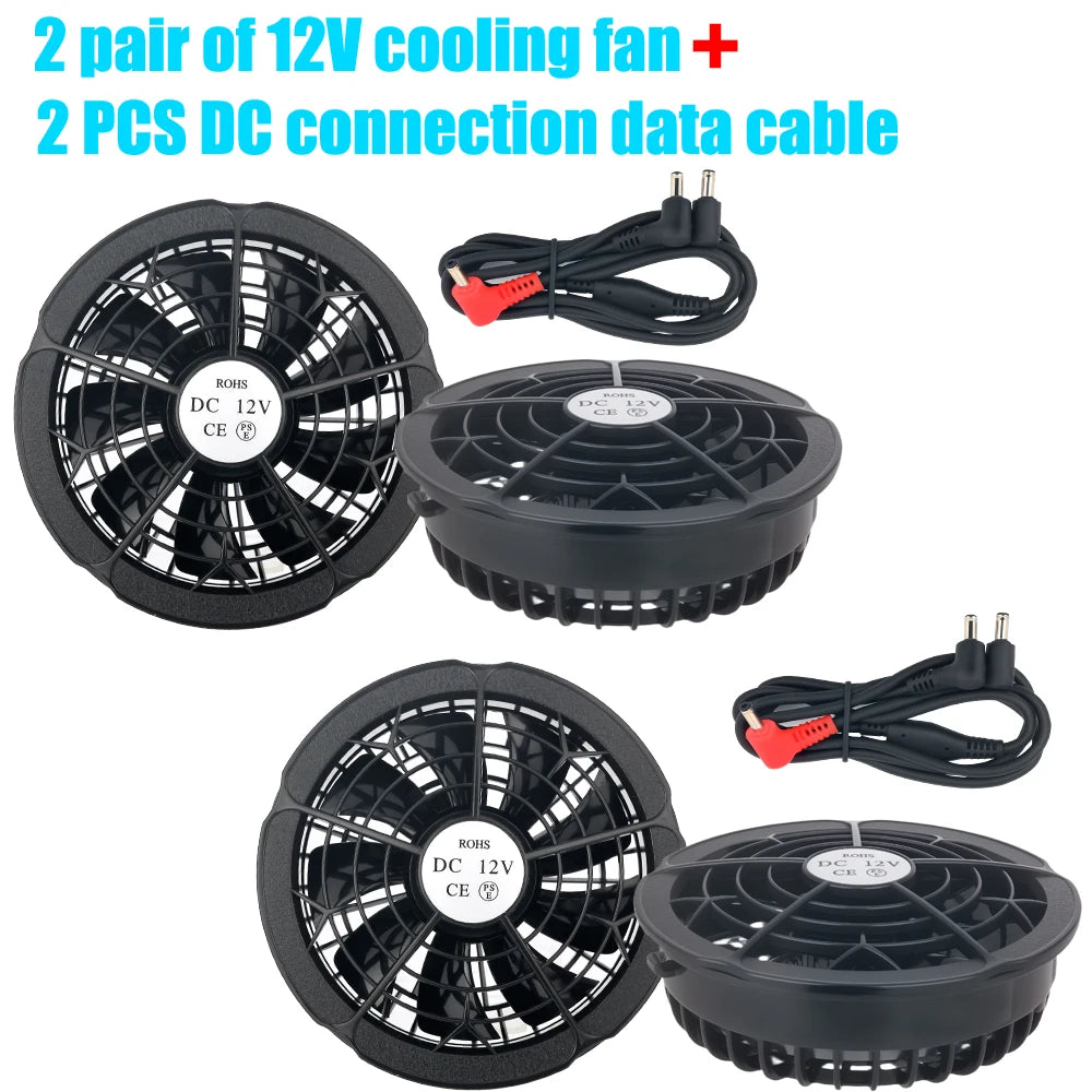 Wearable Cooling Fan for Air Conditioner Vest – Portable Cooling for Hot Work & Outdoor Use