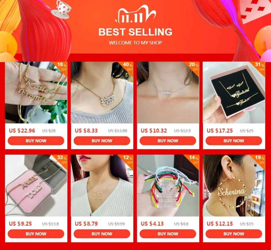 Custom Personalized Name Necklace with Butterfly Pendant – Choker for Women & Girls