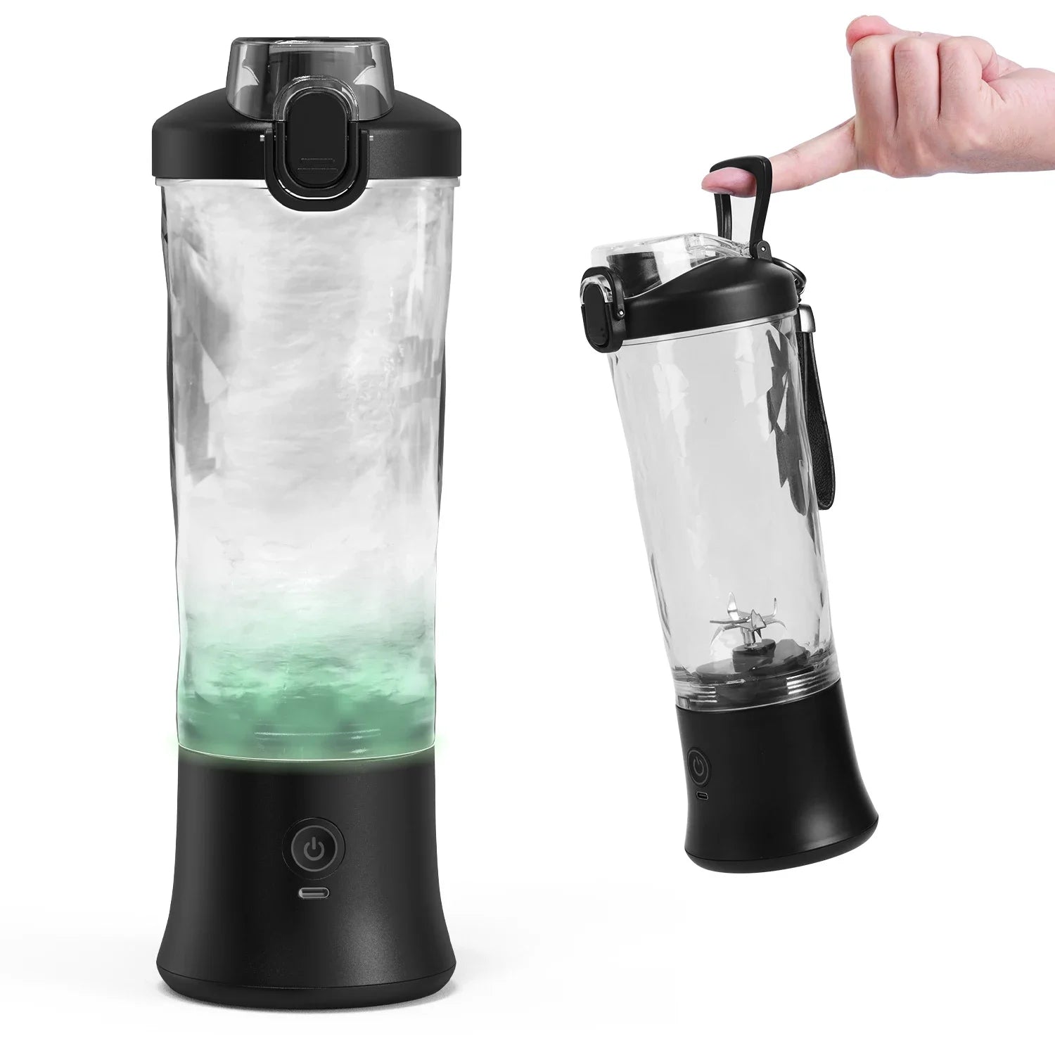 Portable USB Blender 600ML – 4000mAh Rechargeable Smoothie & Juice Maker