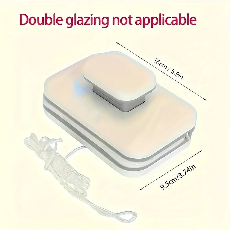 Magnetic Window Cleaner – Double-Sided Glass Wiper for High-Rise & Home Us