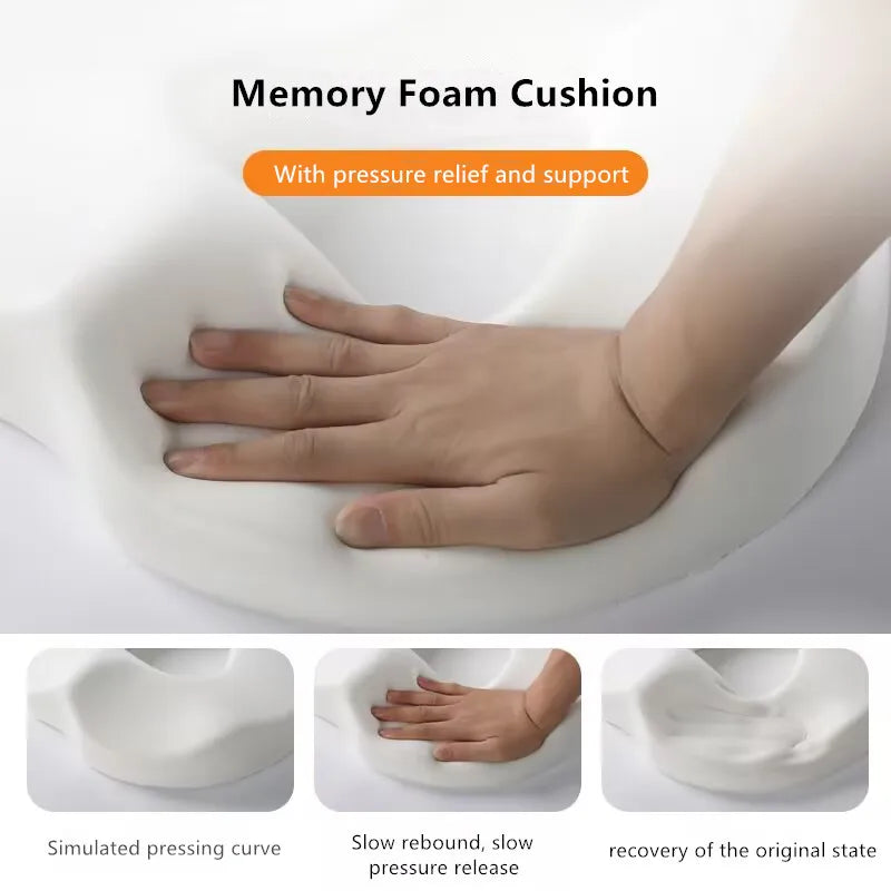 Health Care Hemorrhoid Mat – Donut-Shaped Memory Foam Cushion for Pain Relief & Comfort