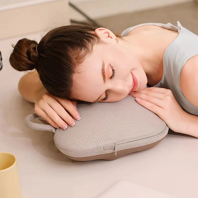 3D Smart Electric Neck & Body Massager Pillow – Wireless Shiatsu with Infrared Heat for Home & Car