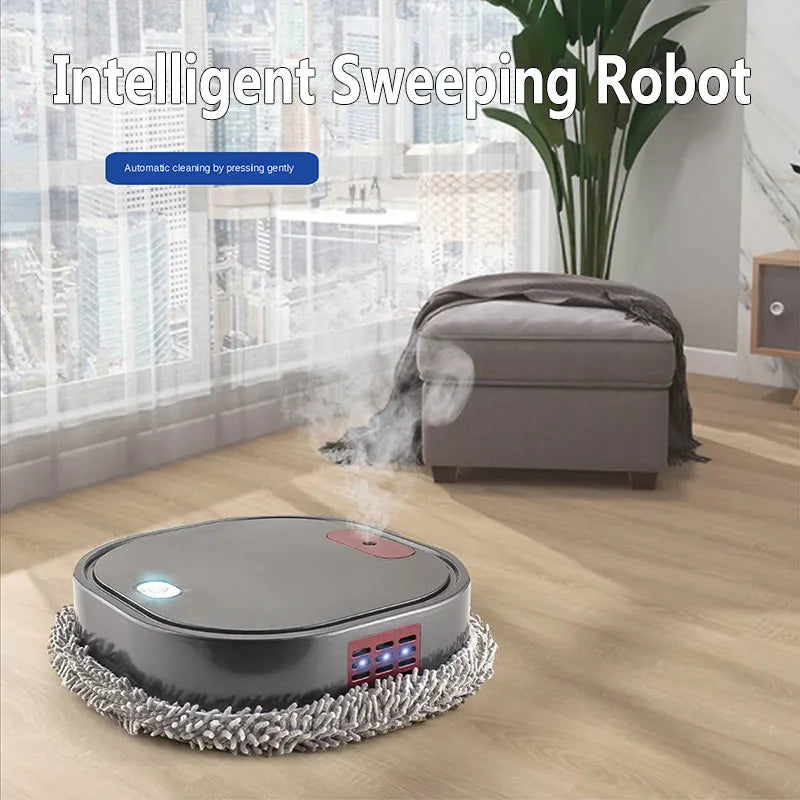 1 Intelligent Robot Vacuum Cleaner – Dry & Wet Sweep, Mop & Spray, Rechargeable Smart Home Cleaner