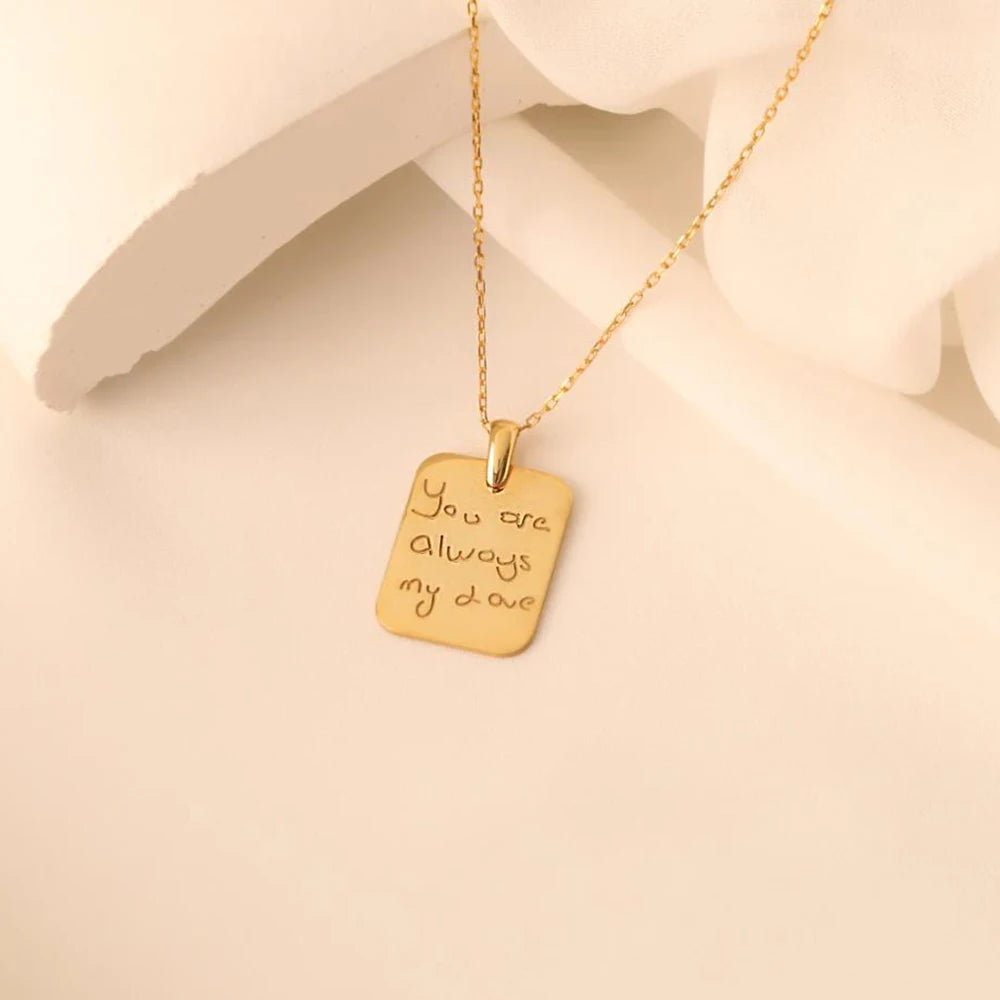 Custom Engraved Necklace