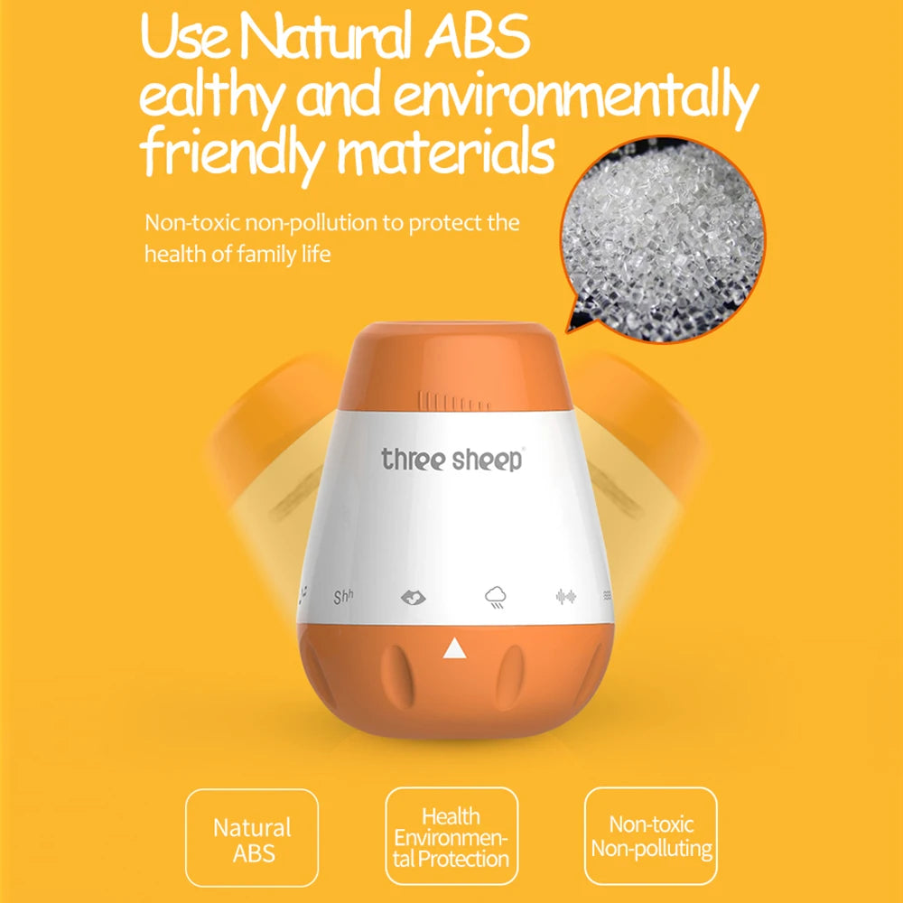 Smart Baby White Noise Machine – Sound Therapy & Voice Sensor for Infant Sleep Aid