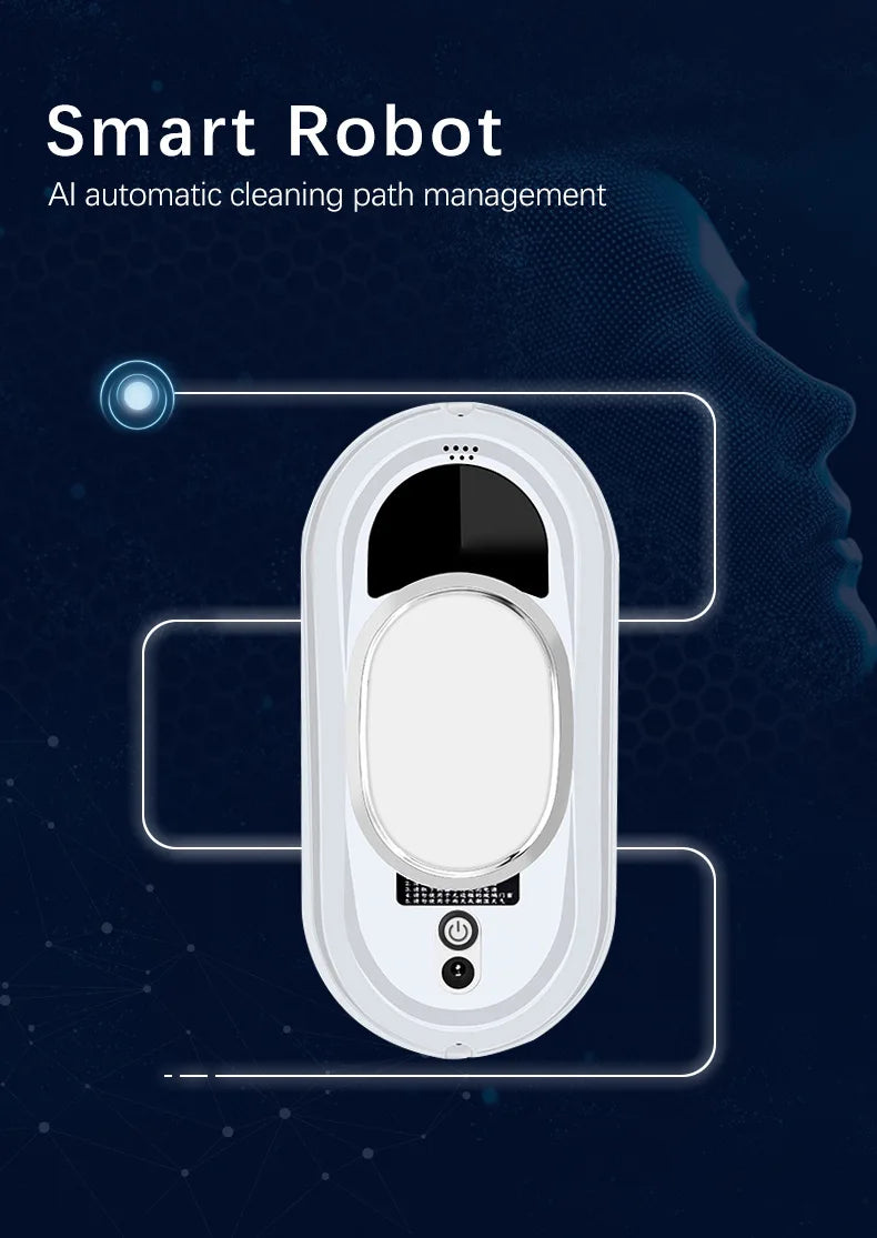 Smart Window Cleaning Robot – Remote-Controlled Glass Cleaner