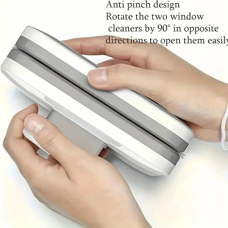 Magnetic Window Cleaner – Double-Sided Glass Wiper for High-Rise & Home Us