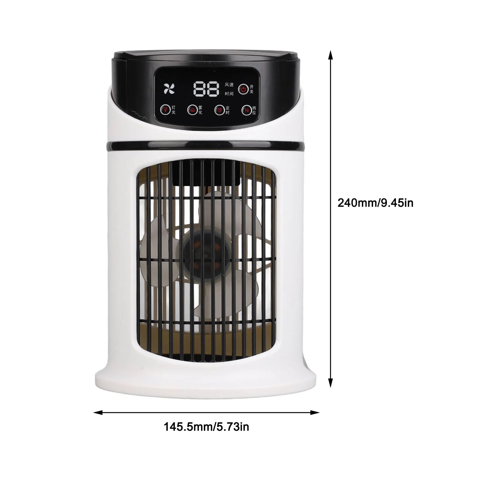 "Portable Air Cooler Fan – Water Cooling Mobile AC for Home & Office Use