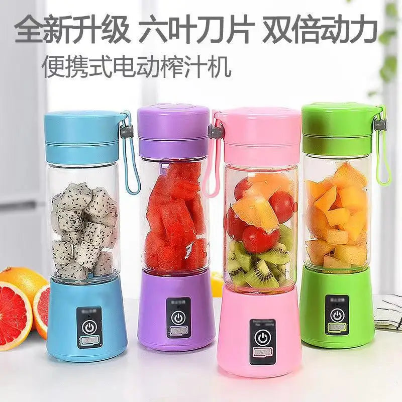 Portable Mini Electric Juicer – USB Rechargeable Smoothie & Juice Maker for Fruits and Citrus