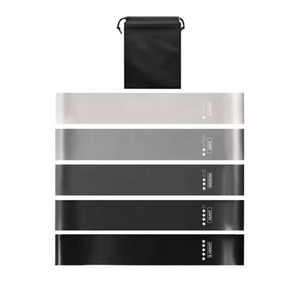 Fitness Resistance Bands – Elastic Workout Bands for Home, Yoga, Pilates, Stretching & CrossFit Training