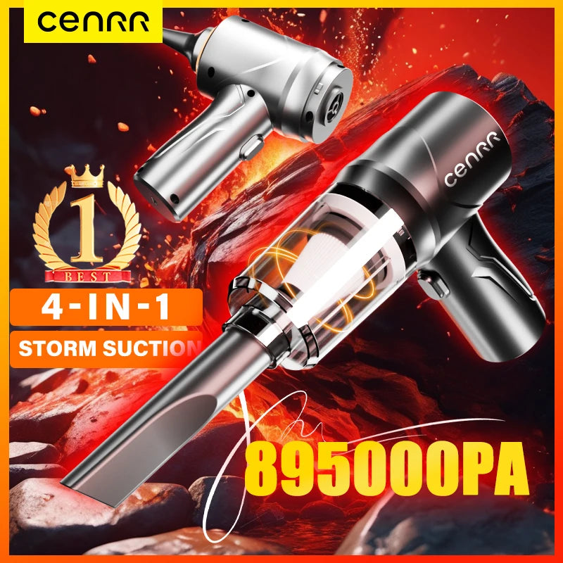 CENRR Mini Car Vacuum Cleaner Cordless Powerful Wireless Cleaner Cleaning for Car Machine HandHeld Portable Car Vacuum Cleaners