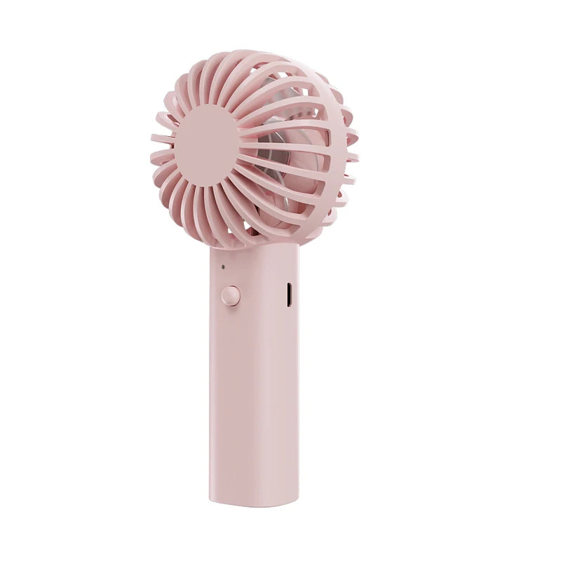 Portable USB Rechargeable Mini Fan – Handheld & Desktop Cooling for Travel or Outdoors