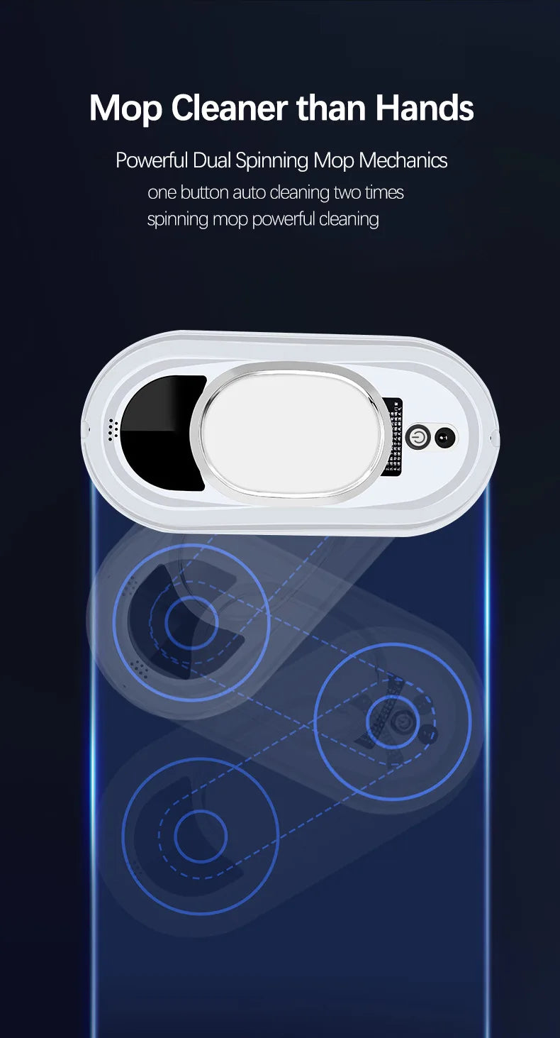 Smart Window Cleaning Robot – Remote-Controlled Glass Cleaner