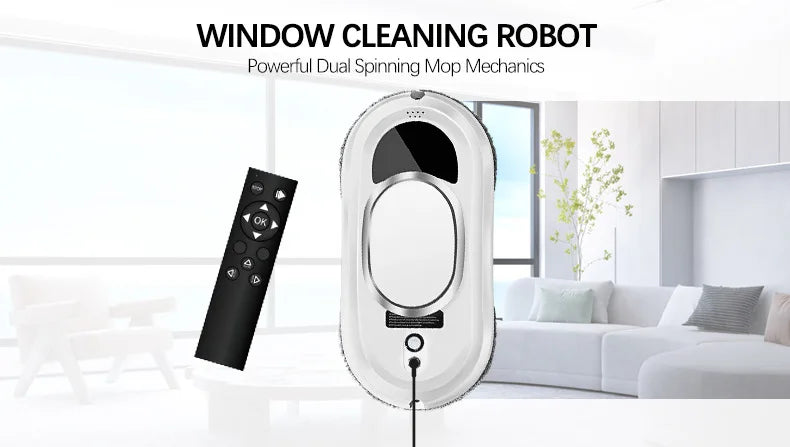 Smart Window Cleaning Robot – Remote-Controlled Glass Cleaner
