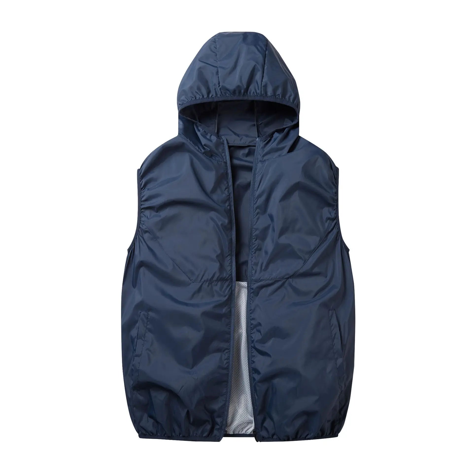Men’s USB  and women Charging Cooling Fan Vest – Sleeveless Hooded Outdoor Jacket