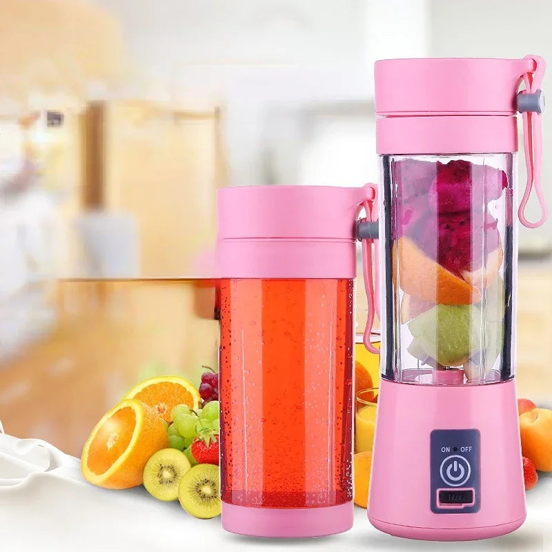 Rechargeable Handheld Juicer – USB Mini Smoothie Maker & Portable Food Blender
