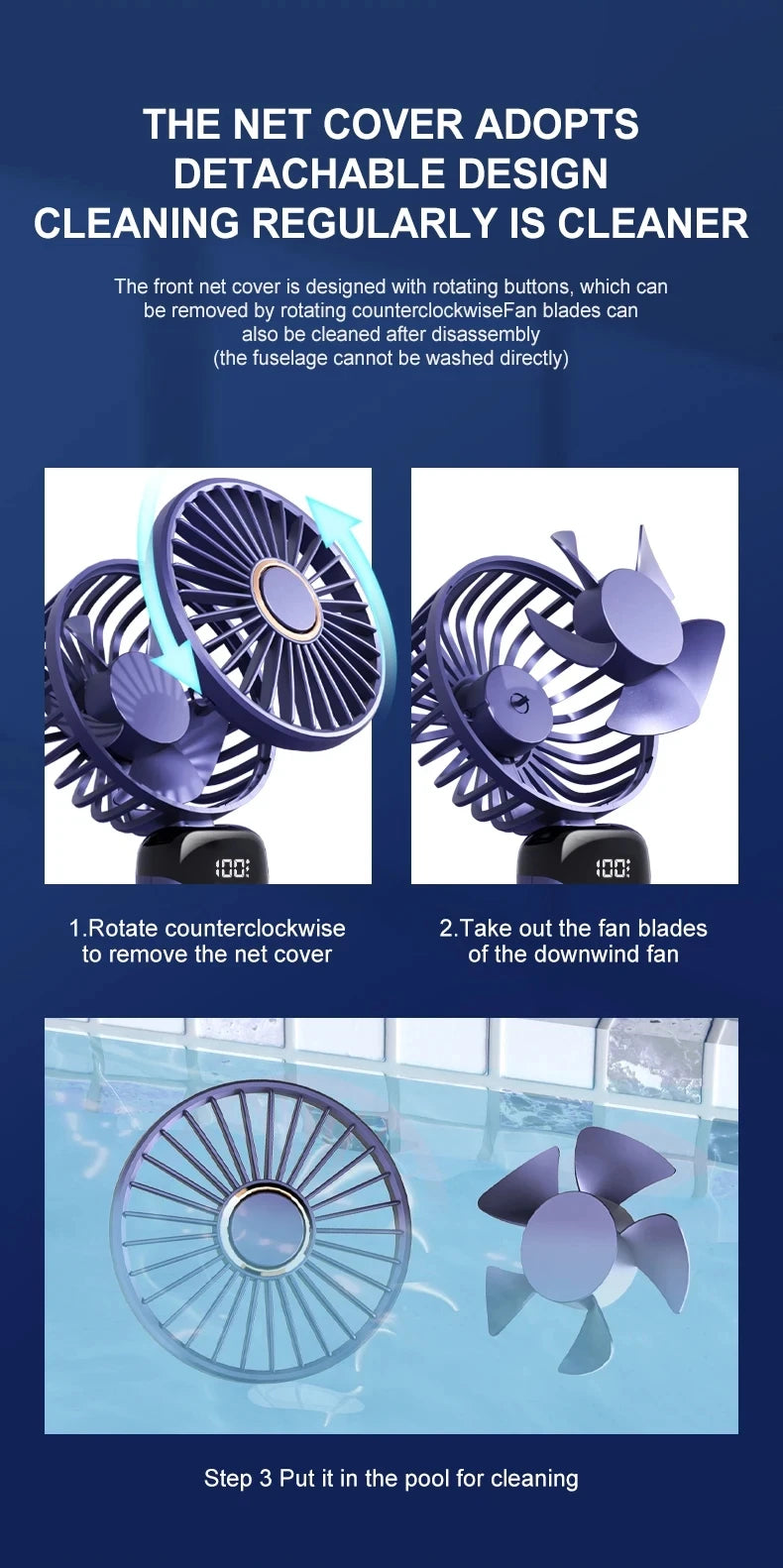 Mini USB Rechargeable Cooling Fan – Handheld & Desktop Personal Air Circulator