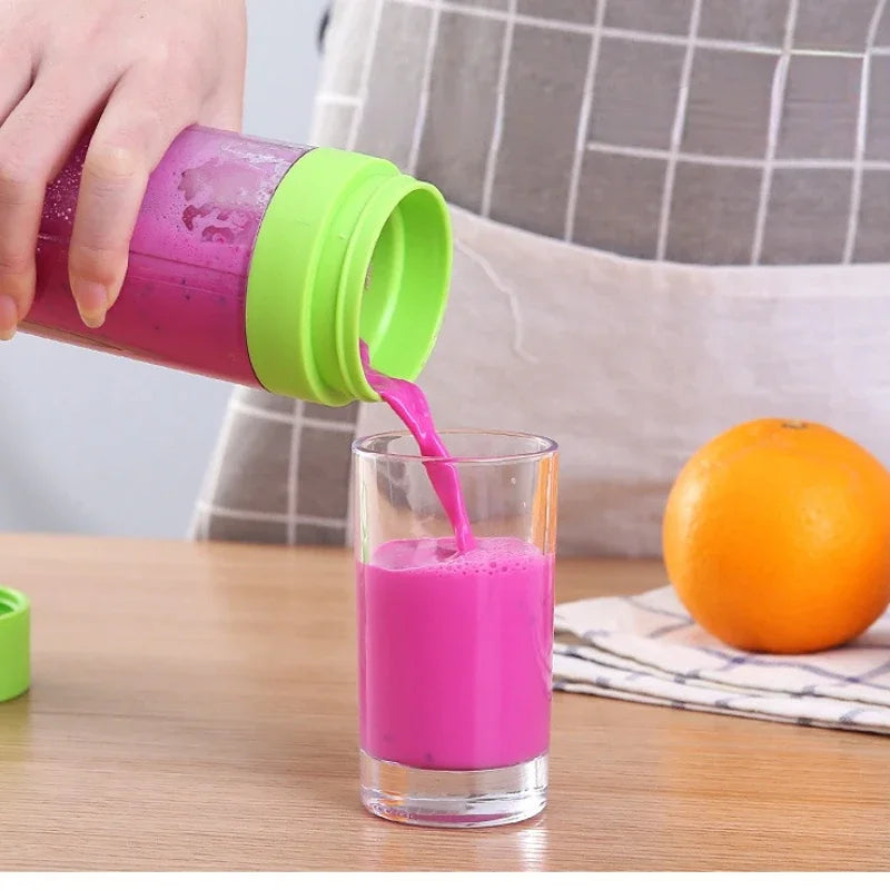 Rechargeable Handheld Juicer – USB Mini Smoothie Maker & Portable Food Blender