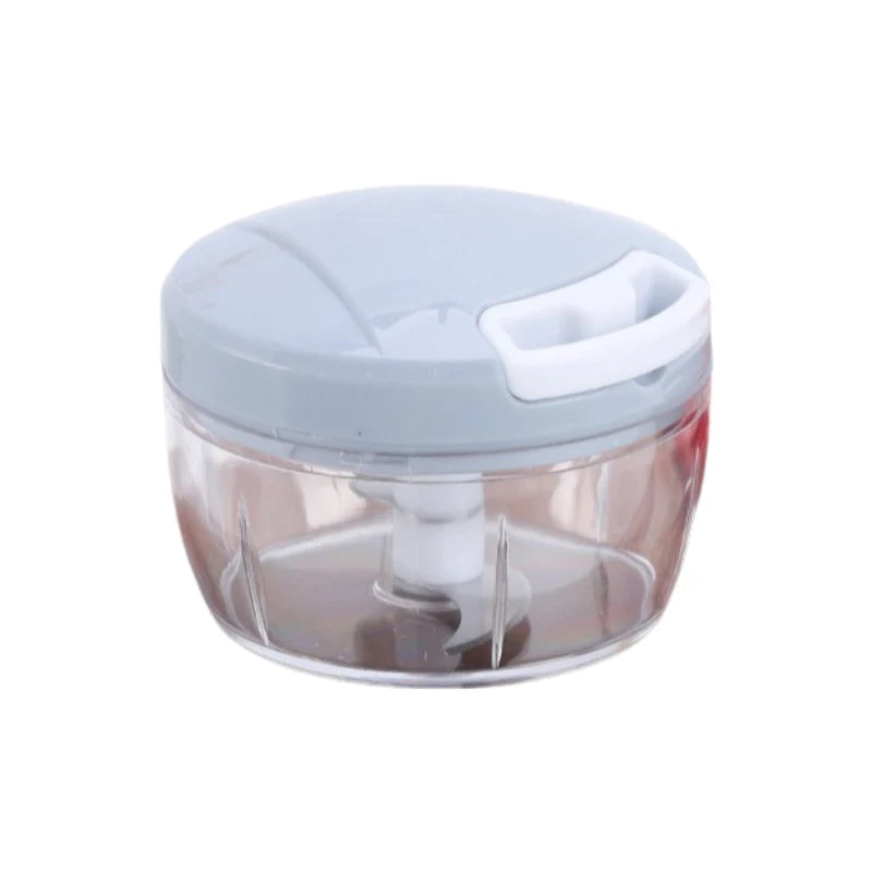 Manual Garlic Chopper & Vegetable Cutter – 200/500/900ML Hand-Pull Food Slicer & Crusher for Kitchen Use