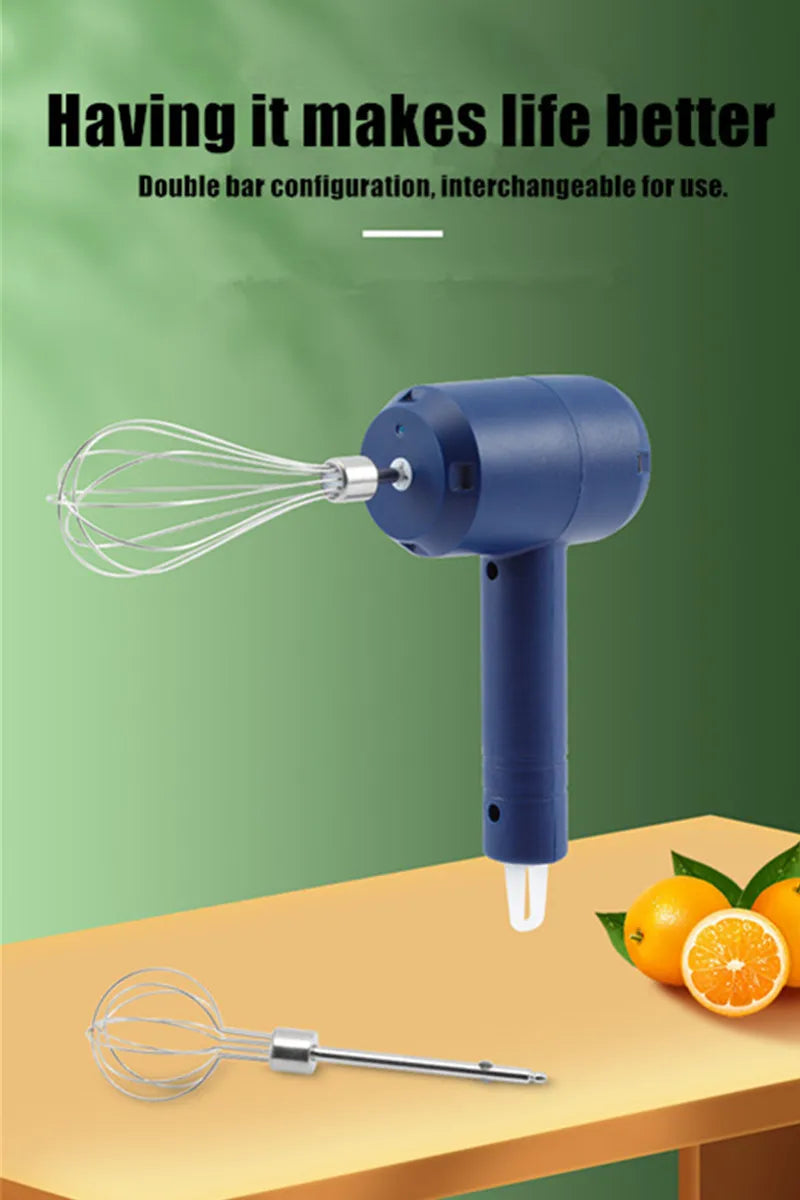 Portable Blender Mixer Kitchen Tools Milk Frother Egg Beater Cake Baking Kneading Mixer Hand Mixer Electric Food Processors Set
