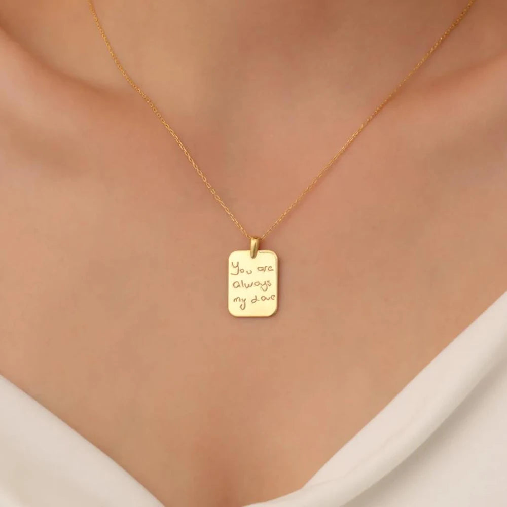 Custom Engraved Necklace