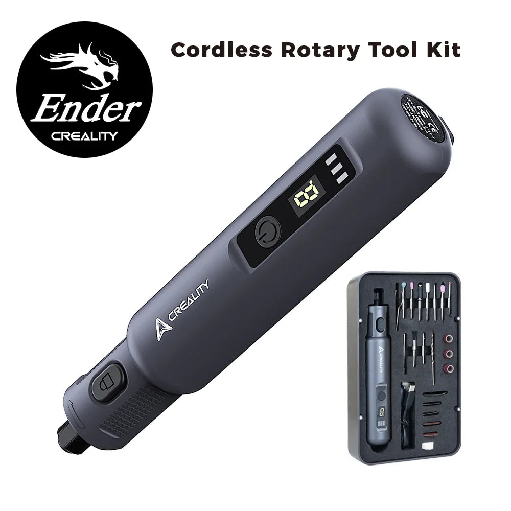 Creality 3.7V Cordless Rotary Tool Kit – 6-Speed Handheld Grinder for 3D Prints & DIY Projects