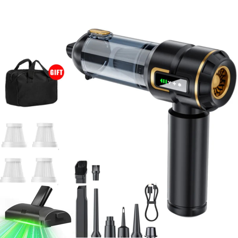 998000PA Cordless Car Vacuum Cleaner – Powerful Handheld Mini Vacuum & Blower with Strong Suction, Portable for Vehicle Cleaning
