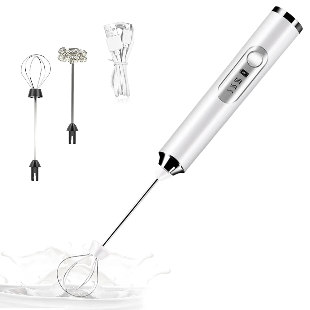 Electric Handheld Milk Frother – Drink Mixer & Egg Whisk for Coffee, Matcha, and Cappuccino          Ask ChatGPT