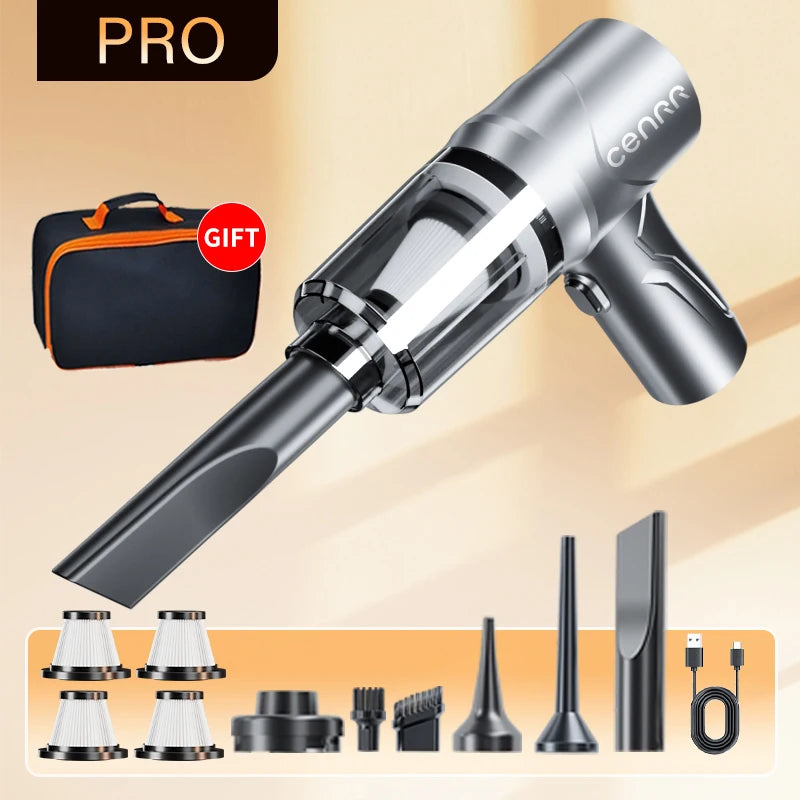 CENRR Mini Car Vacuum Cleaner Cordless Powerful Wireless Cleaner Cleaning for Car Machine HandHeld Portable Car Vacuum Cleaners