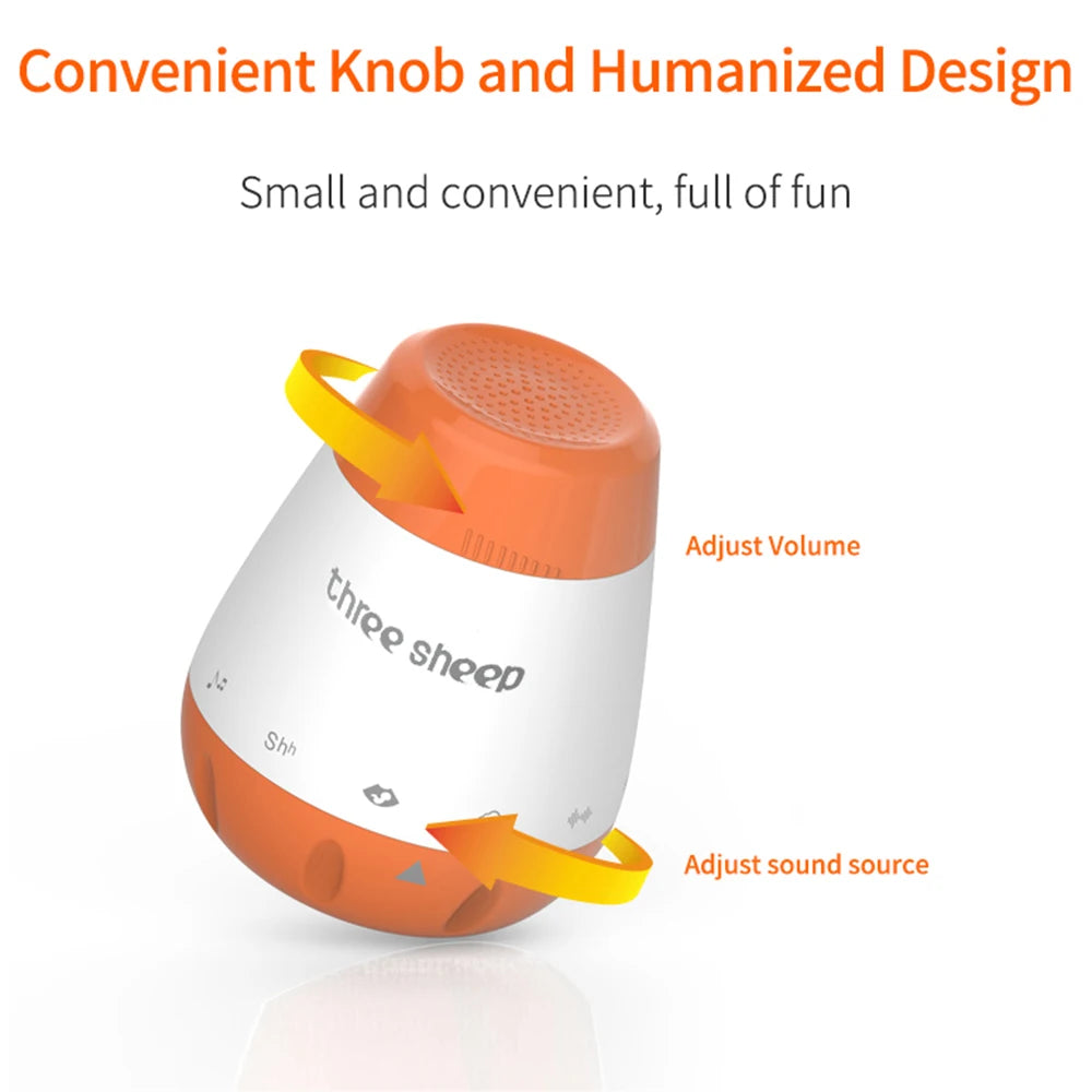Smart Baby White Noise Machine – Sound Therapy & Voice Sensor for Infant Sleep Aid